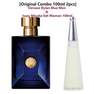Versace Dylan Blue Men + Issey Miyake Edt Women 100ml