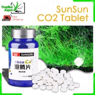 Sunsun CO2 Tablet - aquarium aqua plant co2 60 tablets