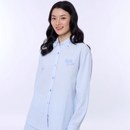 BODY GLOVE Womens SEERSUCKER Shirt เสื้อเชิ๊ตแขนยาว ผู้หญิง รวมสี