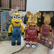 400% Bearbrick  Violent Bears, Building Blocks, Bears, Jordan Basketball Jersey, Size 23, Little Yellow Man Handmade Toy, Living Room Decoration, Fashion Play Blind Box