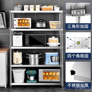 ‍🚢Stainless Steel Storage Rack Five-Layer Kitchen Floor Storage Rack Gap Multi-Layer Organizing Rack Cupboard Cupboard S