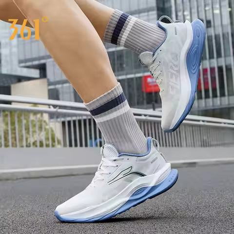 361 Degrees Fierce 5.0 Men's Running Shoes Mesh Breathable Shock-absorberbing Comfortable Wear-resis
