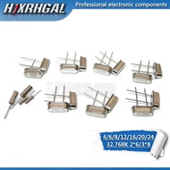 200pcs 4Mhz 6Mhz 8MHz 12MHz 16MHz 20MHz 24MHz 32.768K 2*6 32.768K 3*8 HC49S quartz resonator Crystal