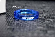 【昂鬥單車】FSA 印字透明華司 墊圈 墊片-透明藍
