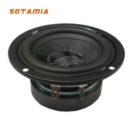 SOTAMIA 1Pcs 3.5 Inch Mid-range Speaker Glass Fiber Cone Waterproof Speaker 4 8 Ohm 20W Hifi Music Sound Audio Loudspeaker