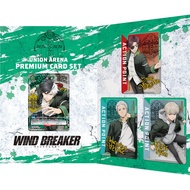 Bandai UNION ARENA Premium Card Set WIND BREAKER Ages 9 and up