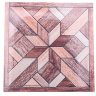 20Pcs Wood Grain Pattern Tile Sticker Self Adhesive Tiles Art Diagonal 3D Floor Sticker For Bathroom Kitchen Decor