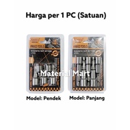 MATA Freed Roofing Socket Bit 8 x 65mm | 8 x 42mm Roofing Sock | Magnetic Socket | Material Mart