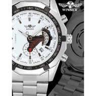 watch smart watch Winner/Winner Skeleton Automatic Mechanical Watch Movement Transparent Bottom Genu