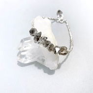 Ops Herkimer Diamond Silver - 純銀/閃靈鑽/個性/手鍊