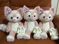 (現貨）Hong Kong Disneyland Duffy and Friends Linabell. LinaBell  S Size Plush 迪士尼 貝兒 s號 （臉正甜樣）毛公仔 公仔 可