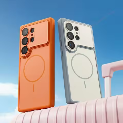 Luxury Matte Magnetic Phone Case for Samsung Galaxy S26 Ultra S26 Plus S26Ultra Magsafe Official Len