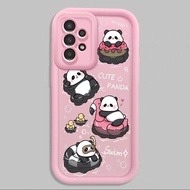 Case For Samsung A13 4G A13 Lite A13 5G A04s Cute Panda Phone Silicone Full Cover Soft Shell Shockpr