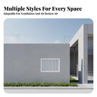 Louvered Vent, Rainproof Aluminum Alloy Air Vent Grille, Wall Inspection Outlet, Air Conditioner
