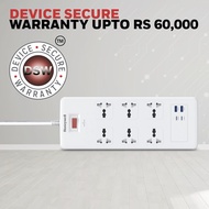 รางปลั๊กไฟ Honeywell 6/ 8 Outlet Surge Protector with 2 Type C with PD and 2 USB