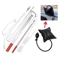Well Made- Car Door Lock Out Emergency Open Unlock Key Tools Kit + Black Air Pump Universal
