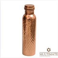 1 Pure Copper Hammered Bottle