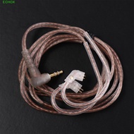 ECHOX KZ Earphones Cord For KZ ZEX 3.5mm Twisted Cable Upgrade High-Purity Oxygen-Free Copper ZS10 E