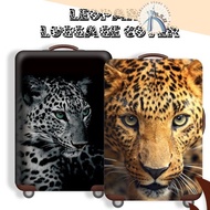 [BSU] Luggage Bag COVER 3D Leaopard Elastic Premium Design Waterproof for Travel - Sarung Bagasi Corak Harimau Bintang