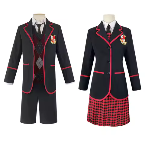 Anime The Umbrella Academy Girls School Uniform Vanya Allison Cosplay Costume Halloween Carnival Par
