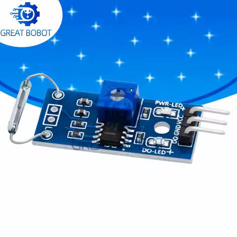 1PCS G123-08 LM393 Reed Sensor Module Magnetron Module Reed Switch Magnetic Switch for arduino Diy K