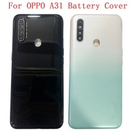 Cover Rear Door Case Housing For OPPO A31 Back Cover with Camera Frame Logo Replacement Parts