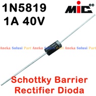 Diode 1N5819 1A 40V MIC Schottky Barrier Rectifier Diode