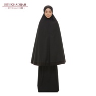 Siti Khadijah Telekung Broderie Kareala in Black