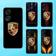 Oppo A98 5G Black Bezel Phone Case Porsche Brand