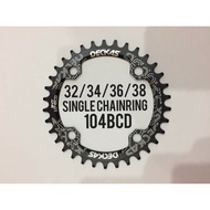 Deckas single chainring 104bcd & 96S bcd 32/34/36/38T (ROUND)