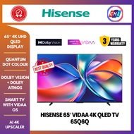 HISENSE 65" VIDAA 4K QLED TV 65Q6Q