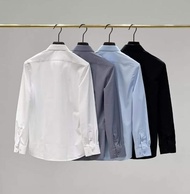 Long Sleeves Plain Barong For Men
