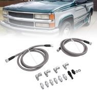 Transmission Oil Cooler Hose Kit  Line High Longevity 6AN 70 Inch Improve Cooling Efficiency for 4L8