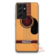 Indocustomcase Hard Case Casing Motif Acoustic Wood Guitar 04 Untuk Samsung Galaxy S4 - S4 Mini - S5