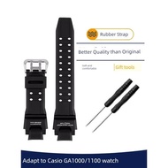 適配卡西歐GA-1000/1100樹脂硅膠手表帶GW4000/A1000/A1100男橡膠