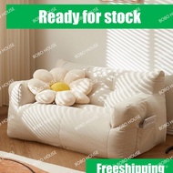 Double Bean Bag with filling  Lazy Sofa Tatami Chair Bean bag Cover big Cute bedroom female small family leisure balcony sofabobohouse PSQG Y8WY