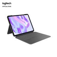 Logitech Combo Touch iPad Pro 13-inch (M4)(2024) Keyboard Case - Detachable backlit keyboard with ki