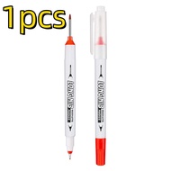 1pcs Marker Pens Multi-purpose Deep Hole Marker Pens 20MM Red/Black/Blue Long Head Markers Double-he