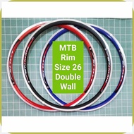 SNM*sg-MTB>tE[Rim;R&Size`y'26{u'36{t'Holes{S'Alloy{L'Double Wall Rims SCOTT