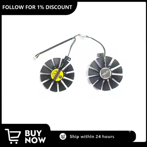 Cooling fan suitable for ASUS dual series GTX 1070 1060 RX 480 470 570 graphics card 87MM PLD09210S1