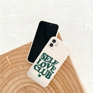 Self love club 6 7 8 plus x xr xs 11 12 13 14 15promax square edge iphone case - e6930