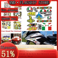 【RMD】Motorcycle Sticker The Doctor Rossi 46 VR46 Motocross Helmet Reflective Decal