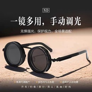 ND9-speed Adjustable ND-ND Sunglasses Fishing Driving Filter Retro Glasses Anti-Ultraviolet Polarize