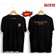 (SK1319) BTS T-SHIRT PERMISSION TO DANCE BTS LOGO FRONT