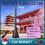 SK Japan Bladeless Fan Japan Technology wall mount/stand fan 2 in 1 Authentic original Bladeless Fan Energy Saving Silent Tower Fan Intelligent leafless with remote control ***Ready Stock*** WITH SG 3 PIN PLUG ❤️🌟 Lazada Sales🌟