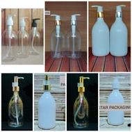 300ml Bottle 300ml Oval Natural Pump Bottle 300ml Thick White Quality Pump Bottle PET Soap Bottle