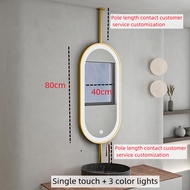Bathroom Intelligent Mirror LED 3-color Touch Dimming Mirror Beauty Dressing Mirror Bathroom Living 