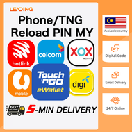 DiGi /Celcom/U Mobile/Maxis/TNG Reload Pin⚡MY Touch n Go Pin And Top-up Card For Mobile Phone Credit