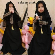 terbaru Abaya Anak Turkey Gamis Arab Hitam Dress Muslim Wanita Jubah