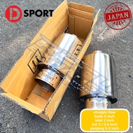 D SPORT Exhaust  SHORT HKS S Flow Japan Titanium HKS D Sport Regu R Muffler Exhaust Best for all Kan